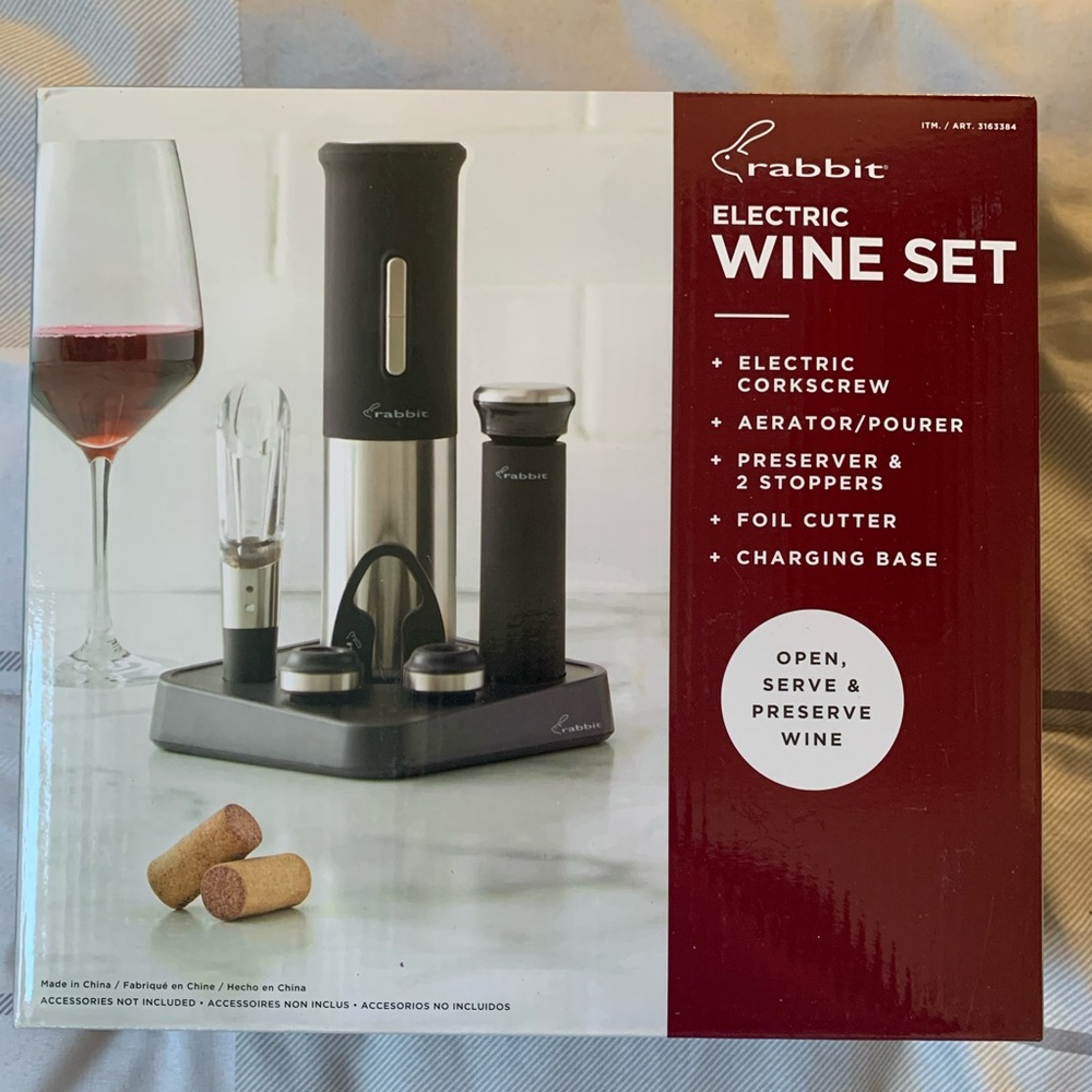 Electric wine set.